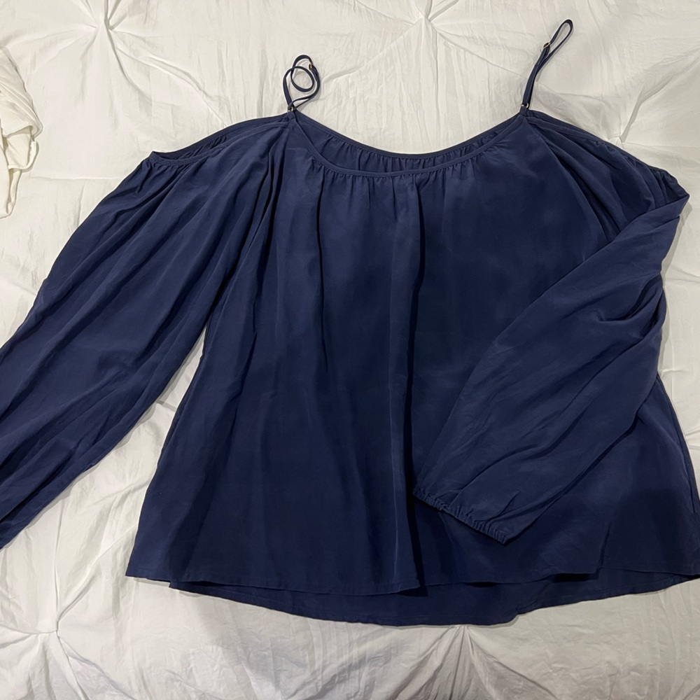Lilly Pulitzer Candice Top, true navy size M